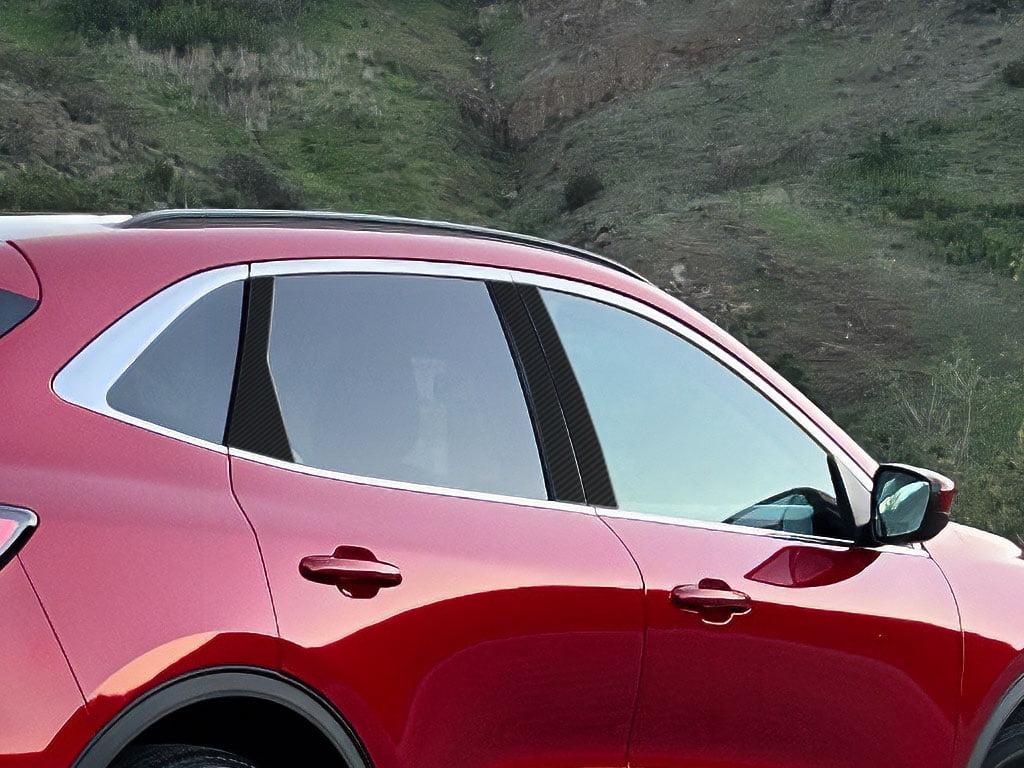 Rvinyl Pillar Post Window Trim Compatible with Ford Escape 2020-2022 ...