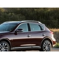 thumbnail image 1 of Rvinyl Pillar Post Window Trim Compatible with Infiniti QX50 2014-2017 - Aluminum (Brushed Black), 1 of 10