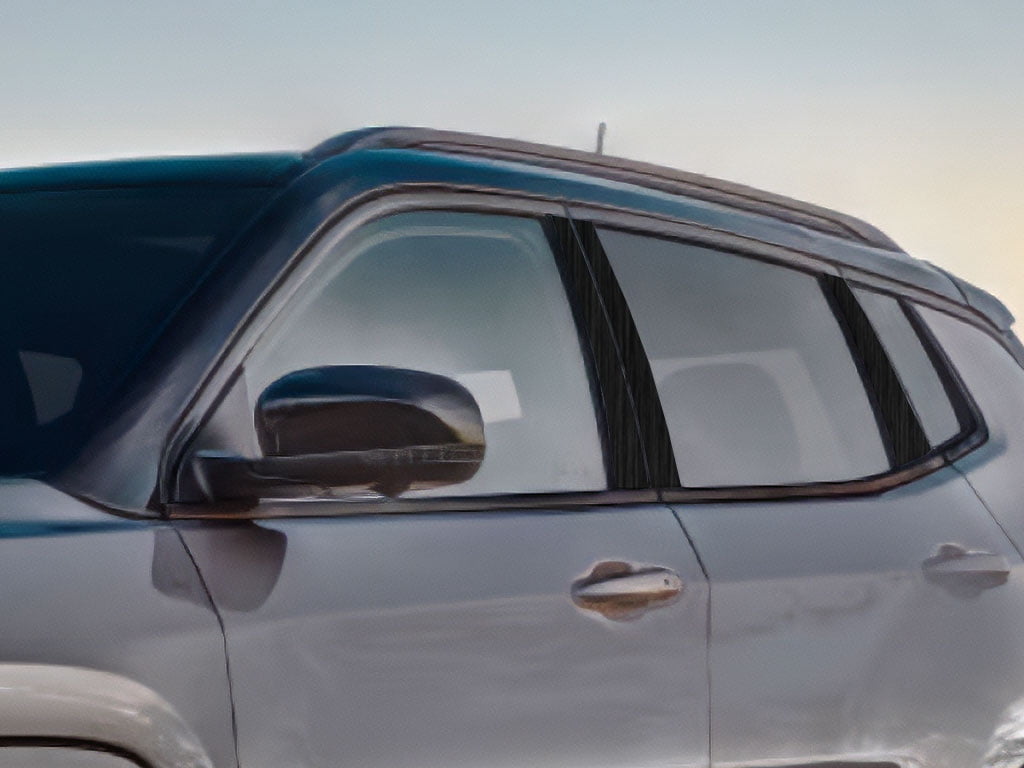 Rvinyl Pillar Post Window Trim Compatible with Jeep Compass 2017-2021 ...