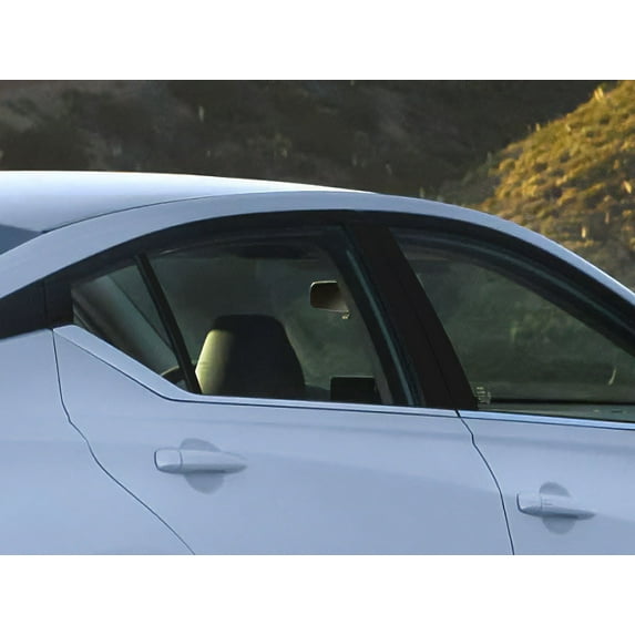 Rvinyl Pillar Post Window Trim Compatible with Nissan Altima 2019-2024 - Gloss (Black)