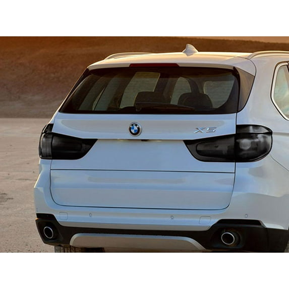 Rvinyl Tail Light Tint Covers Compatible with BMW X5 2011-2013 - Smoke