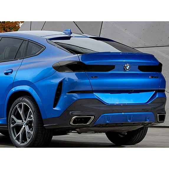 Rvinyl Tail Light Tint Covers Compatible with BMW X6 2020-2025 - Matte Smoke