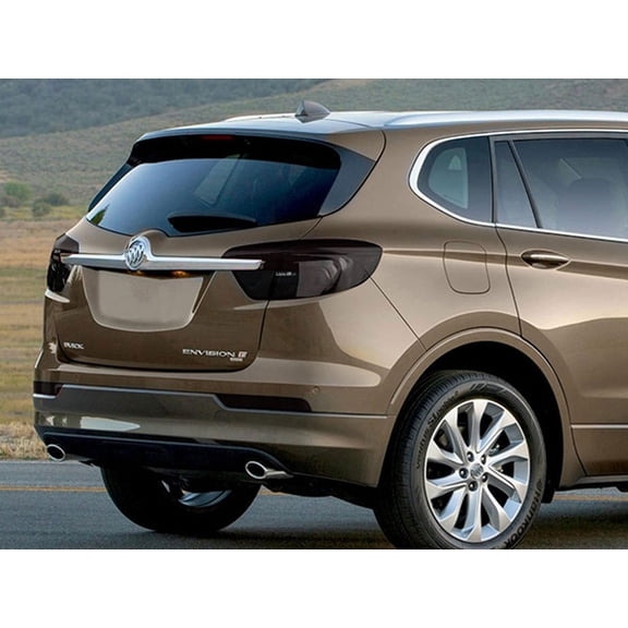 Rvinyl Tail Light Tint Covers Compatible with Buick Envision 2016-2018 - Matte Smoke