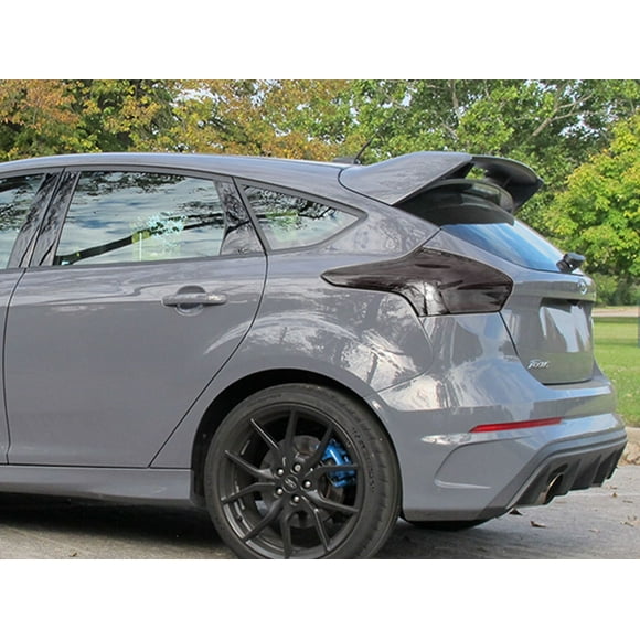 Rvinyl Tail Light Tint Covers Compatible with Ford Focus 2015-2017 (Hatchback) - Smoke