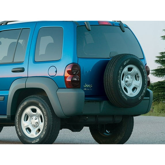 Rvinyl Tail Light Tint Covers Compatible with Jeep Liberty 2002-2007 - Matte Smoke