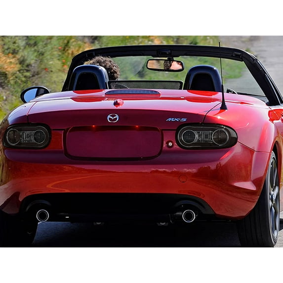 Rvinyl Tail Light Tint Covers Compatible with Mazda Miata 2009-2015 - Blackout Smoke
