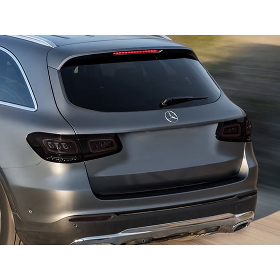 Rvinyl Tail Light Tint Covers Compatible with Mercedes-Benz GLC-Class 2016-2019 - Blackout Smoke