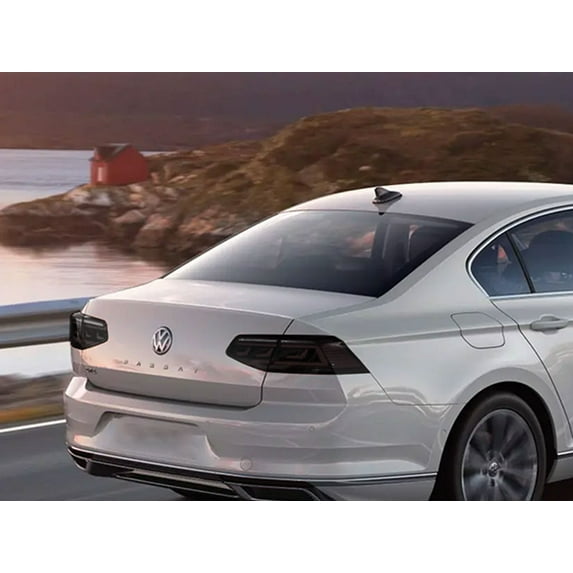 Rvinyl Tail Light Tint Covers Compatible with Volkswagen Passat 2016-2019 - Matte Smoke