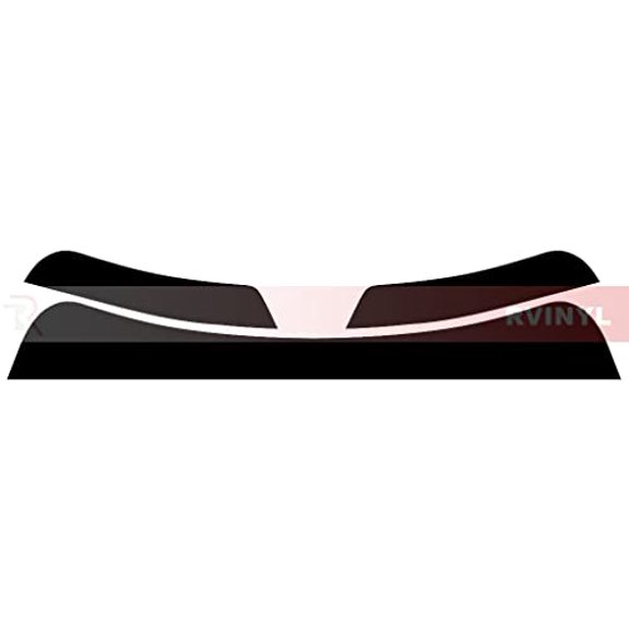 Rvinyl Window Tint Kit Compatible with Alfa Romeo 4C 2015-2018 (Coupe) - Windshield Strip Visor - 5%