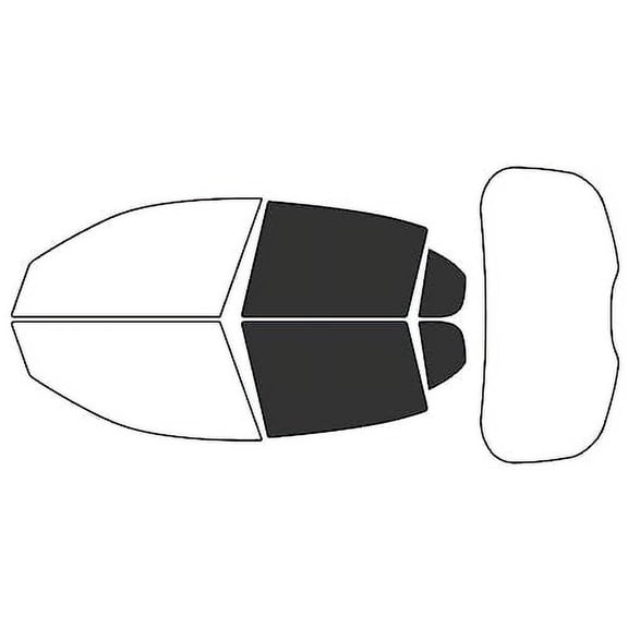 Rvinyl Window Tint Kit Compatible with Alfa Romeo Stelvio 2018-2024 - Back Precut Kit - 20%