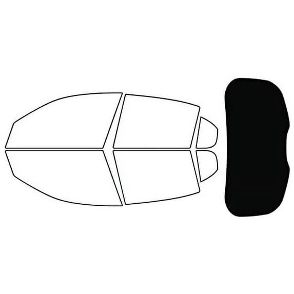 Rvinyl Window Tint Kit Compatible with Alfa Romeo Stelvio 2018-2024 - Rear Windshield Precut Kit -