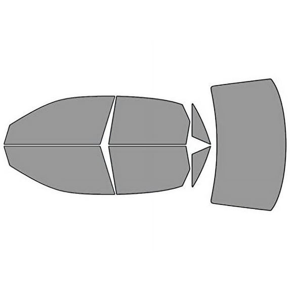 Rvinyl Window Tint Kit Compatible with Audi A4 2002-2008 (Sedan) - Complete Precut Kit - 50%