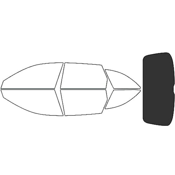 Rvinyl Window Tint Kit Compatible with Audi A4 2017-2025 (Avant / Wagon) - Rear Windshield Precut