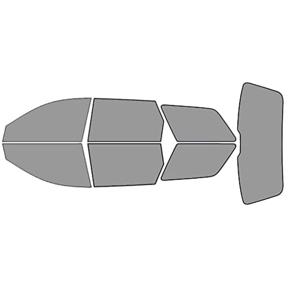 Rvinyl Window Tint Kit Compatible with Audi A6 1999-2005 Wagon - Complete Precut Kit - 50%