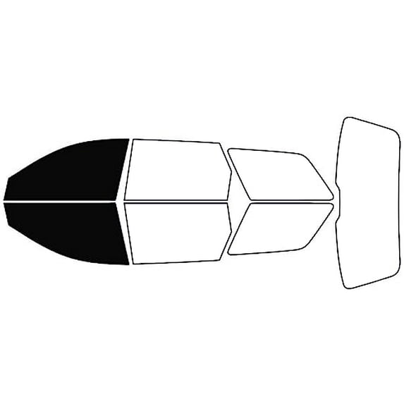 Rvinyl Window Tint Kit Compatible with Audi A6 1999-2005 Wagon - Front Precut Kit - 5%