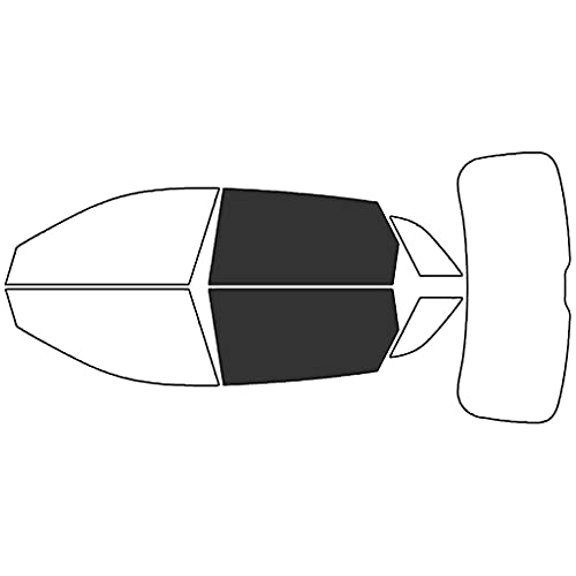 Rvinyl Window Tint Kit Compatible with Audi E-Tron 2019-2020 (Sportback) - Back Precut Kit - 20%