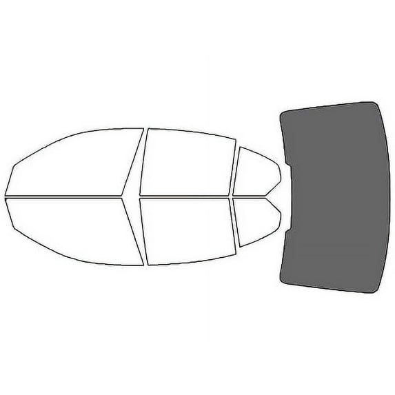 Rvinyl Window Tint Kit Compatible with BMW 3-Series 2019-2025 (Sedan) - Rear Windshield Precut Kit -
