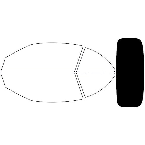 Rvinyl Window Tint Kit Compatible with BMW M4 2022-2025 (Convertible) - Rear Windshield Precut Kit -