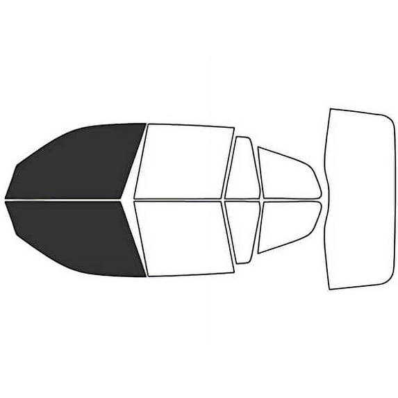 Rvinyl Window Tint Kit Compatible with BMW X3 2004-2010 - Front Precut Kit - 20%