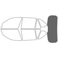 thumbnail image 1 of Rvinyl Window Tint Kit Compatible with BMW X5 2014-2018 - Rear Windshield Precut Kit - 35%, 1 of 8
