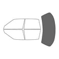 thumbnail image 1 of Rvinyl Window Tint Kit Compatible with Buick Century 1990-1996 (Sedan) - Rear Windshield Precut Kit, 1 of 8