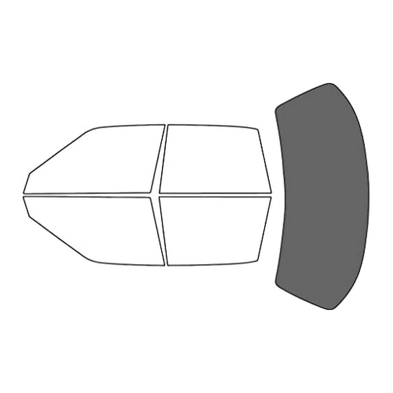 Rvinyl Window Tint Kit Compatible with Buick Century 1990-1996 (Sedan) - Rear Windshield Precut Kit
