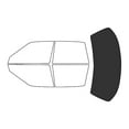 thumbnail image 1 of Rvinyl Window Tint Kit Compatible with Buick Century 1990-1996 (Sedan) - Rear Windshield Precut Kit, 1 of 8