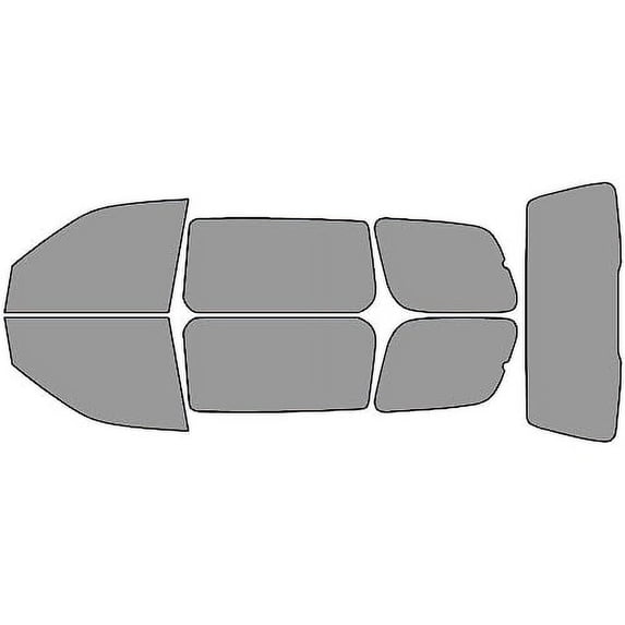 Rvinyl Window Tint Kit Compatible with Buick Terraza 2005-2007 - Complete Precut Kit - 50%