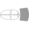 thumbnail image 1 of Rvinyl Window Tint Kit Compatible with Cadillac Cts 2003-2007 - Rear Windshield Precut Kit - 50%, 1 of 8