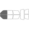 thumbnail image 1 of Rvinyl Window Tint Kit Compatible with Cadillac Escalade 1999-2000 - Front Precut Kit - 35%, 1 of 8