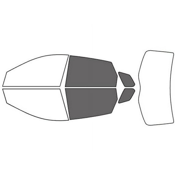 Rvinyl Window Tint Kit Compatible with Cadillac SRX 2010-2016 - Back Precut Kit - 35%