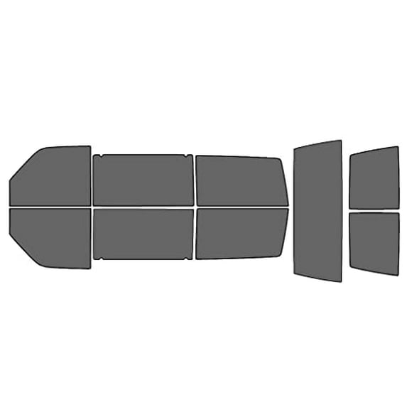 Rvinyl Window Tint Kit Compatible with Chevrolet Astro 1990-2002 (Minivan) - Complete Precut Kit -