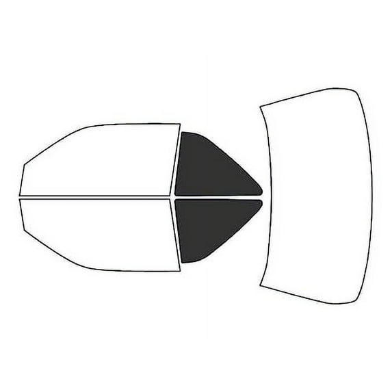 Rvinyl Window Tint Kit Compatible with Chevrolet Beretta 1990-1996 (Coupe) - Back Precut Kit - 20%