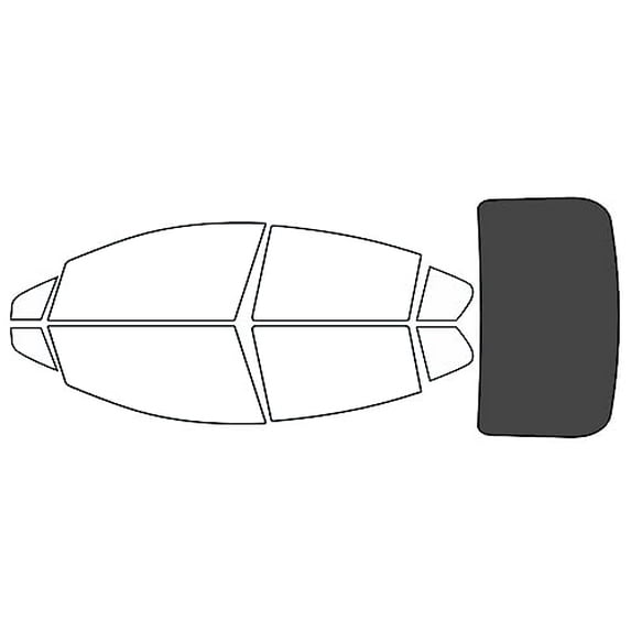 Rvinyl Window Tint Kit Compatible with Chevrolet Cruze 2017-2019 (Hatchback) - Rear Windshield