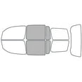thumbnail image 1 of Rvinyl Window Tint Kit Compatible with Chevrolet HHR 2006-2011 - Back Precut Kit - 50%, 1 of 8