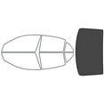 thumbnail image 1 of Rvinyl Window Tint Kit Compatible with Chevrolet Malibu 2013-2015 - Rear Windshield Precut Kit - 20%, 1 of 8