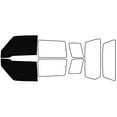 thumbnail image 1 of Rvinyl Window Tint Kit Compatible with Chevrolet Tracker 1998 (2 Door) - Front Precut Kit - 5%, 1 of 8
