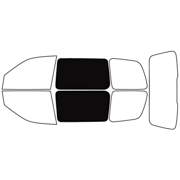 Rvinyl Window Tint Kit Compatible with Chevrolet Venture 1997-2005 - Back Precut Kit - 5%