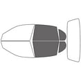 thumbnail image 1 of Rvinyl Window Tint Kit Compatible with Chrysler Lhs 1994-1997 - Back Precut Kit - 35%, 1 of 8