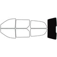 thumbnail image 1 of Rvinyl Window Tint Kit Compatible with Chrysler Voyager 2001-2003 - Rear Windshield Precut Kit - 5%, 1 of 8