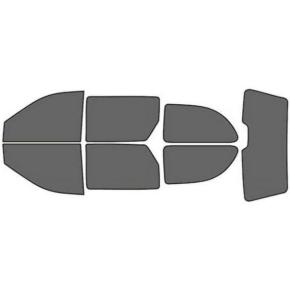 Rvinyl Window Tint Kit Compatible with Dodge Caravan 2001-2007 - Complete Precut Kit - 35%