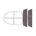 thumbnail image 1 of Rvinyl Window Tint Kit Compatible with Dodge Dakota 2005-2010 (4 Door) - Rear Windshield Precut Kit, 1 of 8