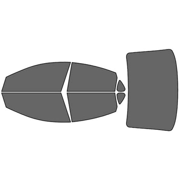 Rvinyl Window Tint Kit Compatible with Dodge Dart 2013-2016 - Complete Precut Kit - 35%