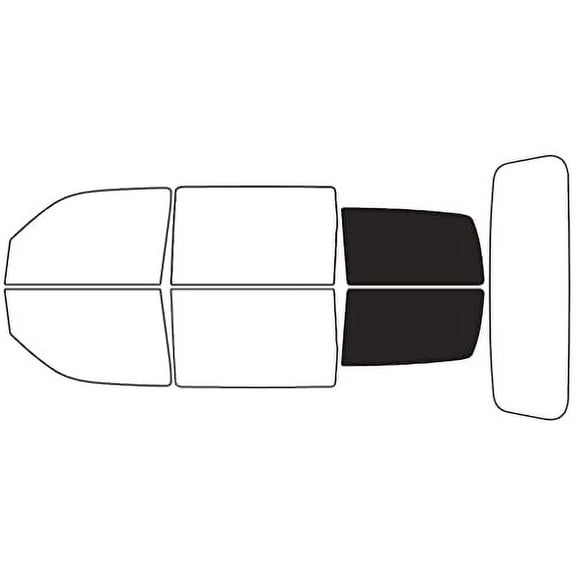 Rvinyl Window Tint Kit Compatible with Dodge Nitro 2007-2011 - Cargo - 20%