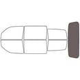 thumbnail image 1 of Rvinyl Window Tint Kit Compatible with Dodge Nitro 2007-2011 - Rear Windshield Precut Kit - 35%, 1 of 8