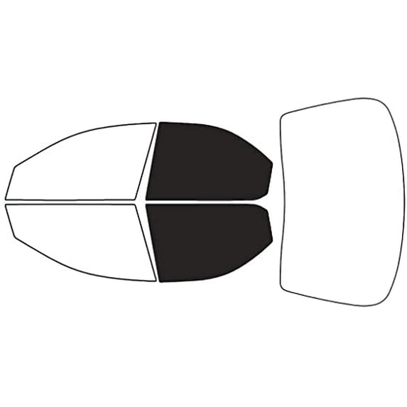 Rvinyl Window Tint Kit Compatible with Dodge Stratus 1995-2000 - Back Precut Kit - 20%