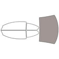 thumbnail image 1 of Rvinyl Window Tint Kit Compatible with Dodge Stratus 2001-2006 (Coupe) - Rear Windshield Precut Kit, 1 of 8