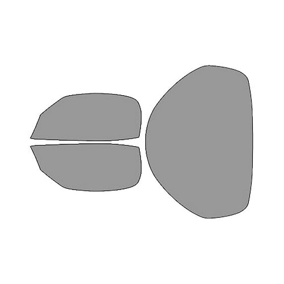 Rvinyl Window Tint Kit Compatible with Dodge Viper 2007-2010 (Coupe) - Complete Precut Kit - 50%