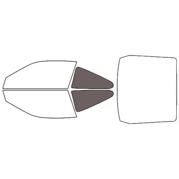Rvinyl Window Tint Kit Compatible with Eagle Talon 1990-1994 - Back Precut Kit - 35%