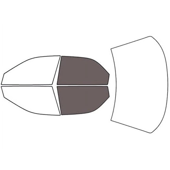 Rvinyl Window Tint Kit Compatible with Eagle Vision 1993-1997 - Back Precut Kit - 35%